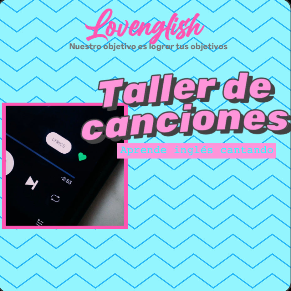 Taller de Inglés para Cantar.